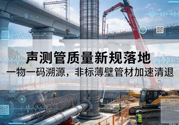 怀柔区声测管质量新规落地，一物一码溯源，非标薄壁管材加速清退
